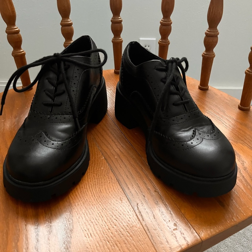 Platform Oxford Shoes
